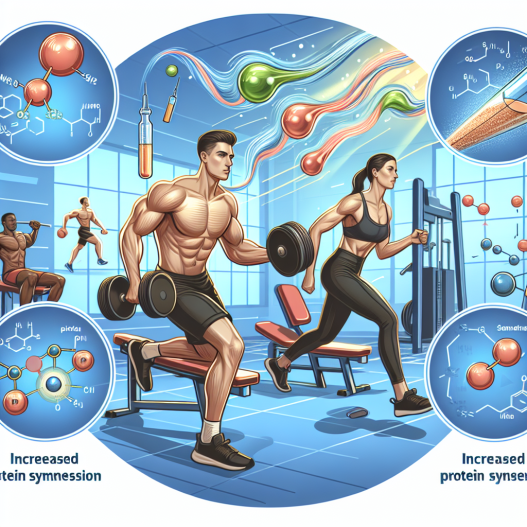 Effects of exemestane on protein synthesis in sports