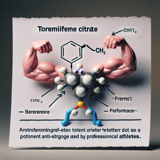 Toremifene citrate: a powerful anti-estrogen for pro athletes