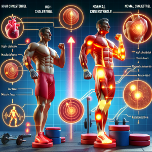 The effects of cholesterol levels on muscle recovery post-training