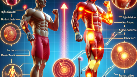The effects of cholesterol levels on muscle recovery post-training