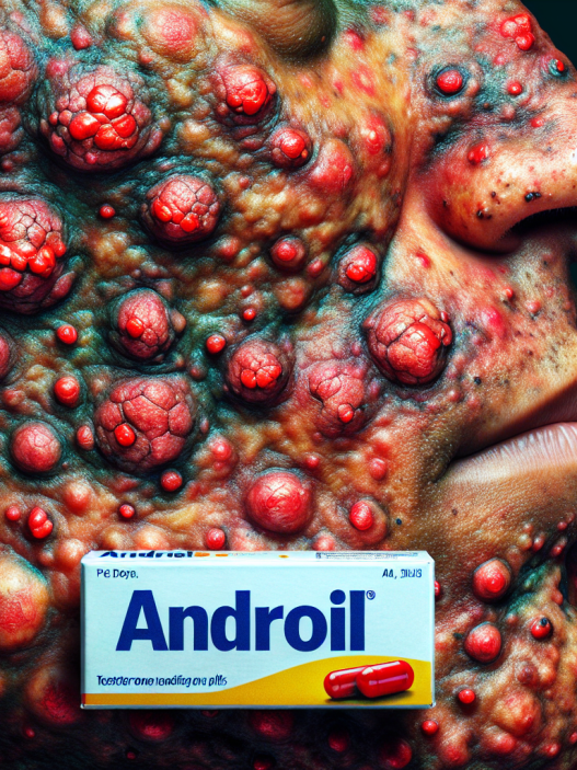 Acne and skin issues caused by andriol