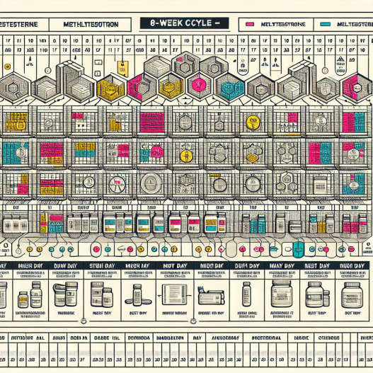 Sample cycle plan for methyltestosterone: 8 weeks