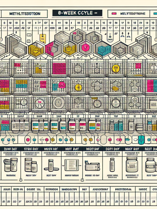 Sample cycle plan for methyltestosterone: 8 weeks