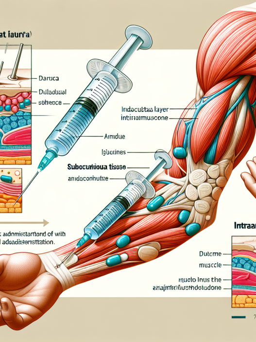 Subcutaneous vs intramuscular administration of metildrostanolone