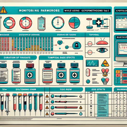Monitoring parameters while using oxymetholone compresse