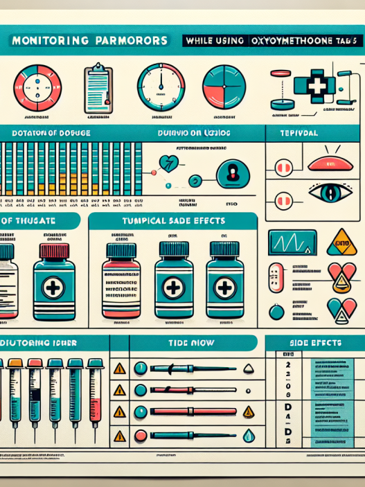 Monitoring parameters while using oxymetholone compresse