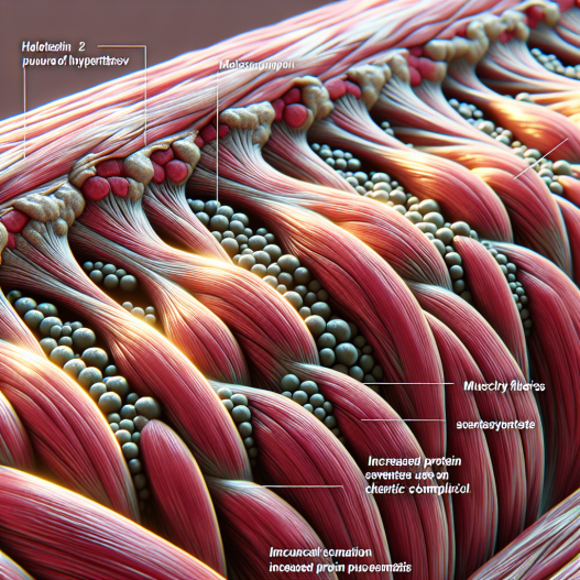 Muscle fiber hypertrophy with halotestin