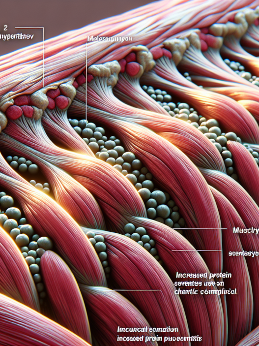 Muscle fiber hypertrophy with halotestin