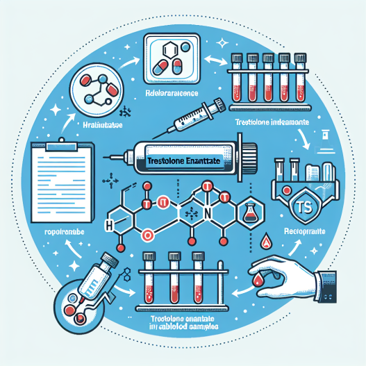 Detection methods for trestolone enantato in blood