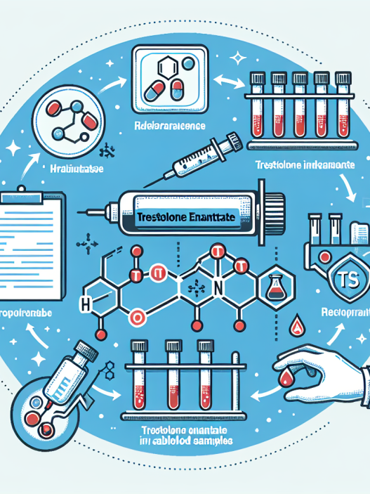 Detection methods for trestolone enantato in blood